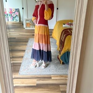 Joie 100% Silk Maxi Dress‎ Size Small NWT